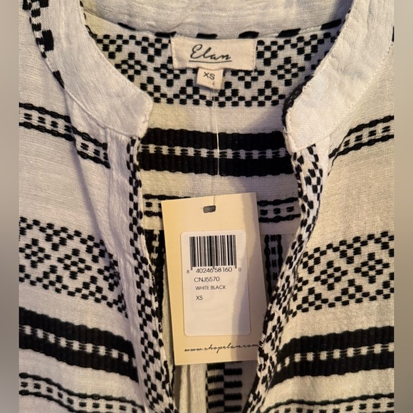 Elan 100% Cotton Babydoll Minidress - Picture 12 of 12